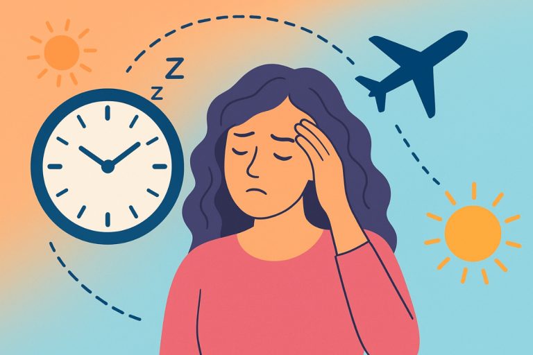 旅行後如何快速調整時差